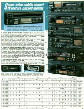 Realistic Car Radio 12-1939; Radio Shack Tandy, (ID = 1794111) Car Radio