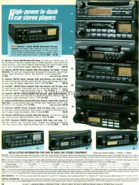 Realistic Car Radio 12-1946; Radio Shack Tandy, (ID = 1793490) Car Radio