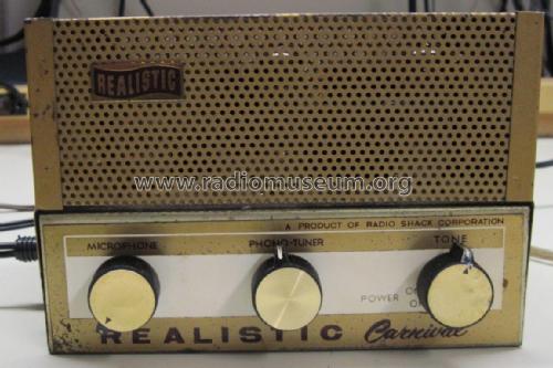 Carnival PA Amplifier Cat. No.= 32K891X; Radio Shack Tandy, (ID = 1933655) Ampl/Mixer