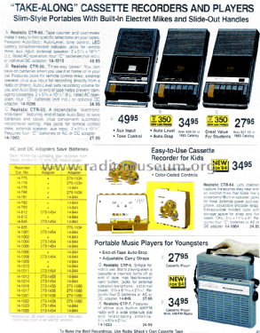 Realistic CTR-55 14-1005; Radio Shack Tandy, (ID = 1374201) Ton-Bild