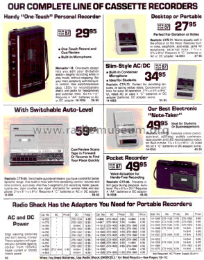Realistic CTR-70 14-1050; Radio Shack Tandy, (ID = 1358527) Sonido-V
