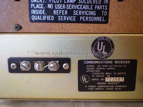 Realistic DX-150B; Radio Shack Tandy, (ID = 2058669) Amateur-R
