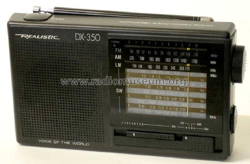 Realistic DX-350 20-209; Radio Shack Tandy, (ID = 130416) Radio