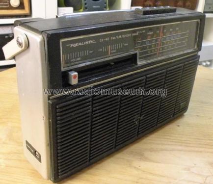 Realistic DX-40 12-775; Radio Shack Tandy, (ID = 2573801) Radio