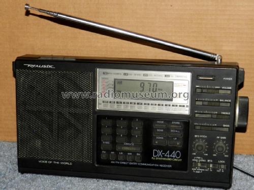 Realistic DX-440 20-221; Radio Shack Tandy, (ID = 2737892) Radio