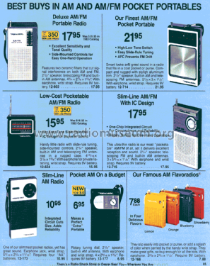 Realistic Flavoradio 12-166; Radio Shack Tandy, (ID = 1370122) Radio