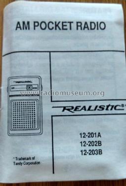 Realistic Flavoradio 12-201 A; Radio Shack Tandy, (ID = 2294658) Radio