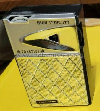 Realistic High Fidelity 10 Transistor NTR-102 ; Radio Shack Tandy, (ID = 2747783) Radio