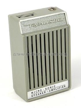 Realistic MicroSonic Speaker-Amplifier Cat No. 277-1008; Radio Shack Tandy, (ID = 2211058) Ampl/Mixer