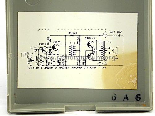 Realistic MicroSonic Speaker-Amplifier Cat No. 277-1008; Radio Shack Tandy, (ID = 2211061) Verst/Mix