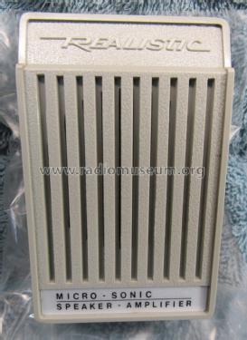 Realistic Micro-Sonic Speaker-Amplifier Cat No. 277-1008; Radio Shack Tandy, (ID = 2829226) Ampl/Mixer