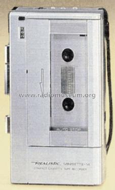Realistic Minisette-14 14-1024; Radio Shack Tandy, (ID = 1358537) R-Player