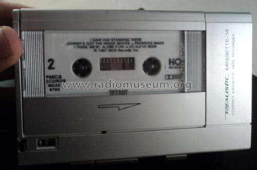 Realistic Minisette-14 14-1024; Radio Shack Tandy, (ID = 1416926) R-Player