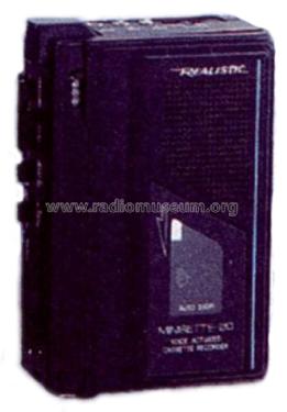 Realistic Minisette-20 14-1055; Radio Shack Tandy, (ID = 1771307) Ton-Bild