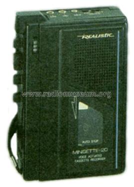 Realistic Minisette-20 14-1055; Radio Shack Tandy, (ID = 1779426) R-Player