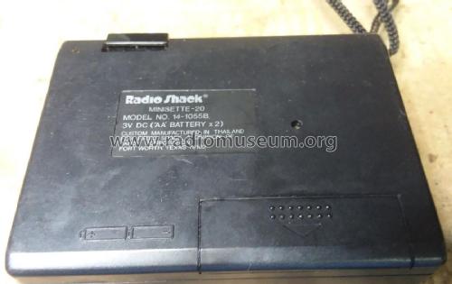 Realistic Minisette-20 14-1055; Radio Shack Tandy, (ID = 2980570) Ton-Bild