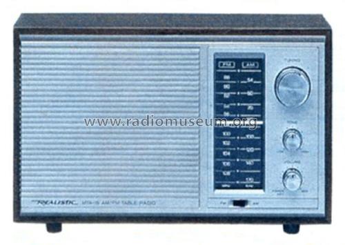 Realistic® MTA-15 Mod: 12-695; Radio Shack Tandy, (ID = 1764475) Radio