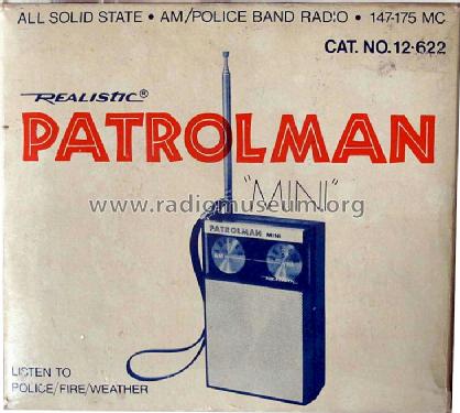 Realistic Patrolman Mini Cat. No.12-622; Radio Shack Tandy, (ID = 1124110) Radio