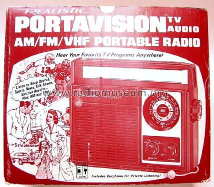 Realistic Portavision 12-669; Radio Shack Tandy, (ID = 1405847) Radio