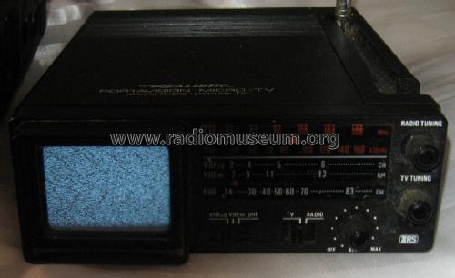 Realistic Portavision Micro TV 16-103A; Radio Shack Tandy, (ID = 1415070) TV Radio