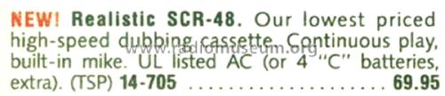 Realistic SCR-48 14-705; Radio Shack Tandy, (ID = 1789417) Radio