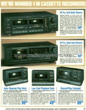 Realistic SCT-86 14-654; Radio Shack Tandy, (ID = 1778056) R-Player