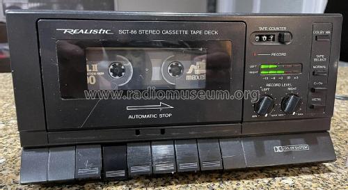 Realistic SCT-86 14-654; Radio Shack Tandy, (ID = 2866576) R-Player