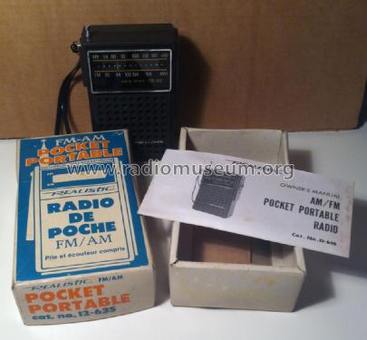 Realistic - Solid State FM-AM 12-635; Radio Shack Tandy, (ID = 1737057) Radio