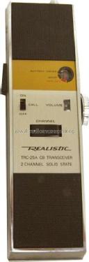 Realistic 2 Channel Solid State CB Transceiver TRC-25A Cat.No.: 21-111; Radio Shack Tandy, (ID = 407015) Citizen