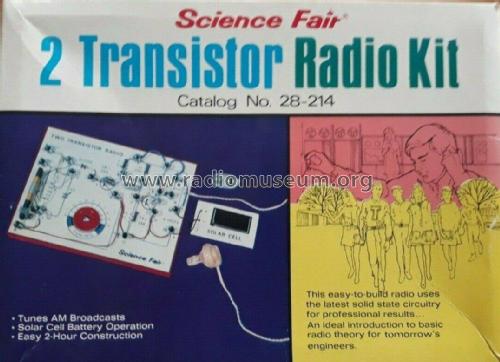 Science Fair 2 Transistor Radio Kit; Radio Shack Tandy, (ID = 2672122) Kit