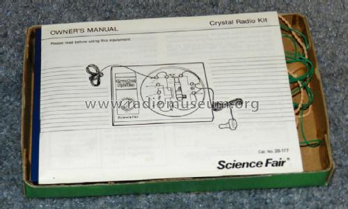 Science Fair Crystal Radio Kit 28-177; Radio Shack Tandy, (ID = 2733996) Crystal