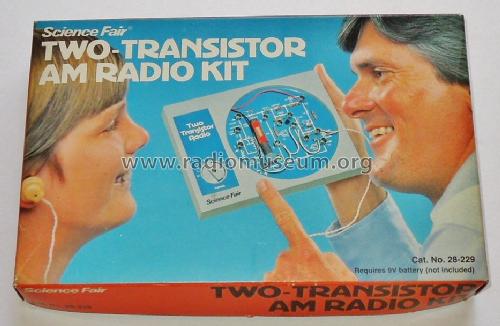 Science Fair - Two-Transistor AM Radio Kit 28-229; Radio Shack Tandy, (ID = 1713180) Kit