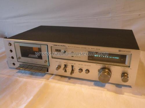 SCT-21 Stereo Cassette Tape Deck 14-611; Radio Shack Tandy, (ID = 2270372) R-Player