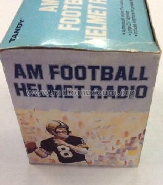 TC - AM Football Helmet Radio 12-955; Radio Shack Tandy, (ID = 1736139) Radio