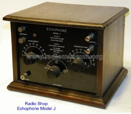 1-Tube Regenerative Receiver Model J; Radio Shop, The (ID = 1417505) Radio