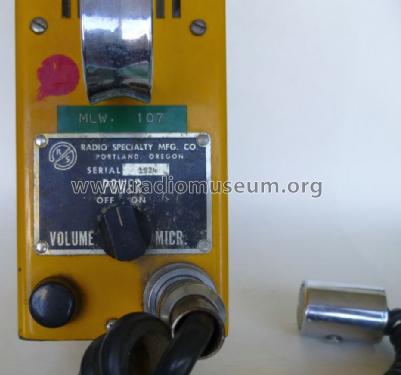 Communication Unit 1160-20-1 'Minipak'; Radio Specialty; (ID = 1454457) Commercial TRX