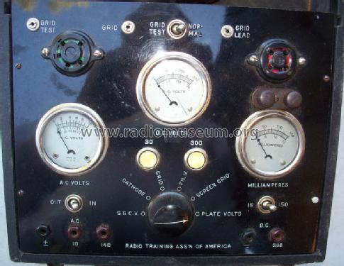 Tube & Set Tester ; Radio Training Ass'n (ID = 1138072) Ausrüstung
