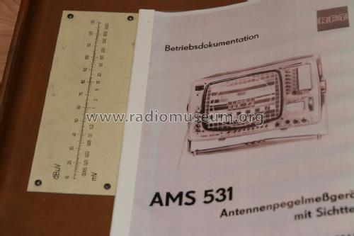 Antennenpegelmessgerät AMS531 ; Radio und Fernsehen (ID = 2060094) Equipment