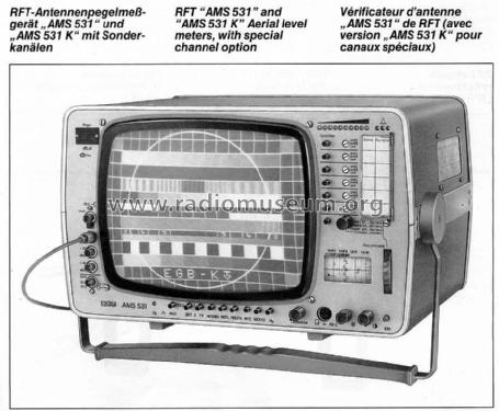 Antennenpegelmessgerät AMS531 ; Radio und Fernsehen (ID = 782389) Equipment