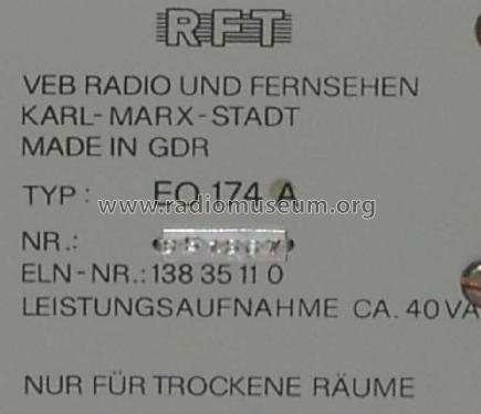 Serute Einstrahloszilloskop EO174A; Radio und Fernsehen (ID = 989001) Ausrüstung