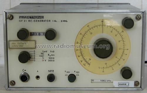 RC-Generator GF21; Radio und Fernsehen (ID = 1321386) Equipment