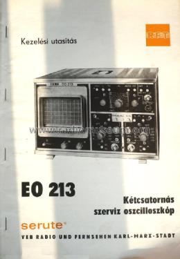 Zweikanal-Service-Oszilloskop EO213; Radio und Fernsehen (ID = 969222) Equipment