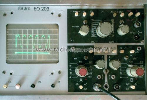 Zweikanal-Oszillograf EO 203; Radio und Fernsehen (ID = 1131671) Equipment