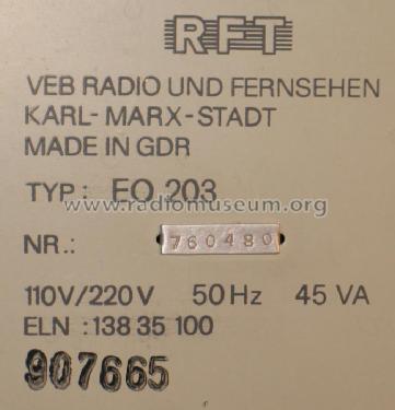 Zweikanal-Oszillograf EO 203; Radio und Fernsehen (ID = 97679) Equipment