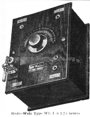 Detektor-Empfänger WL1 ; Radio-Wala; Leipzig (ID = 2427498) Galena
