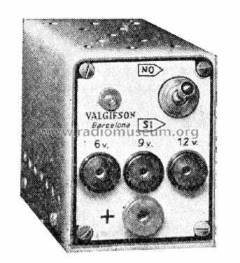 Fuente de Alimentación Valgifson ; Radio Watt Valgifson (ID = 1884977) Equipment