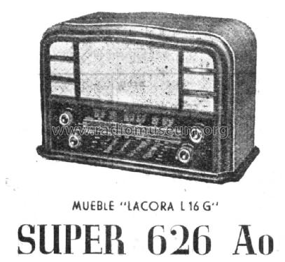 Super 626-Ao; Radio Watt Valgifson (ID = 1887165) Radio