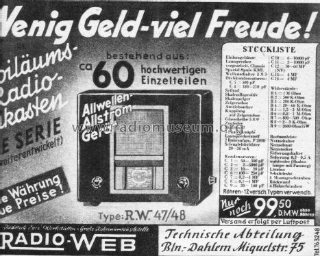 RW47/48; Radio WEB; Berlin (ID = 2506984) Kit