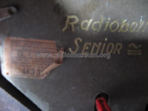 Radiobell Senior ; Bell Telephone Mfg. (ID = 512136) Radio