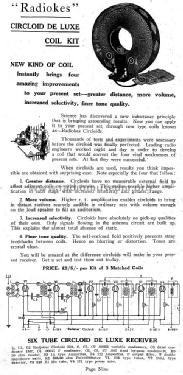 Circloid De Luxe Coil Kit ; Radiokes; Sydney (ID = 1791178) Radio part